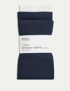 2 Pack 60 Denier School Tights (3-16 Yrs)