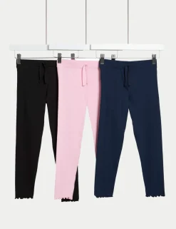 3 Pack Adaptive Cotton Rich Leggings (2-16 Yrs)