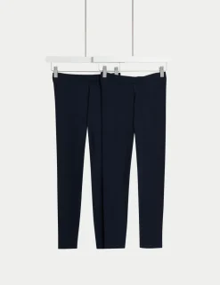 2 Pack Adaptive Cotton Rich Leggings (2-16 Yrs)