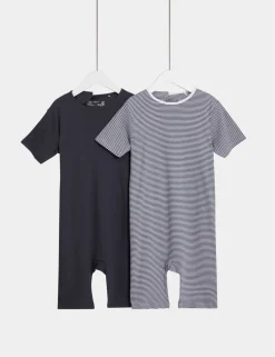 2 Pack Adaptive Pure Cotton Rompers (3-16 Yrs)