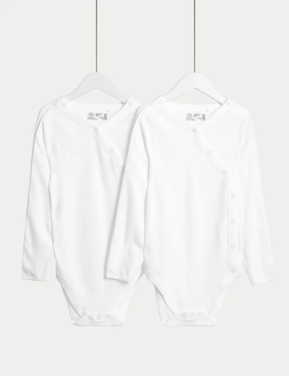 2 Pack Adaptive Pure Cotton Bodysuits (7lbs–16 Yrs)