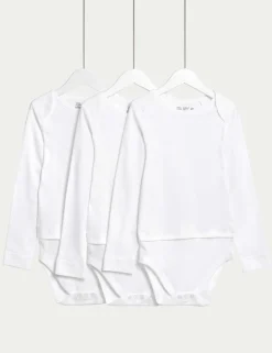 3 Pack Adaptive Pure Cotton Bodysuits (7lbs-16 Yrs)