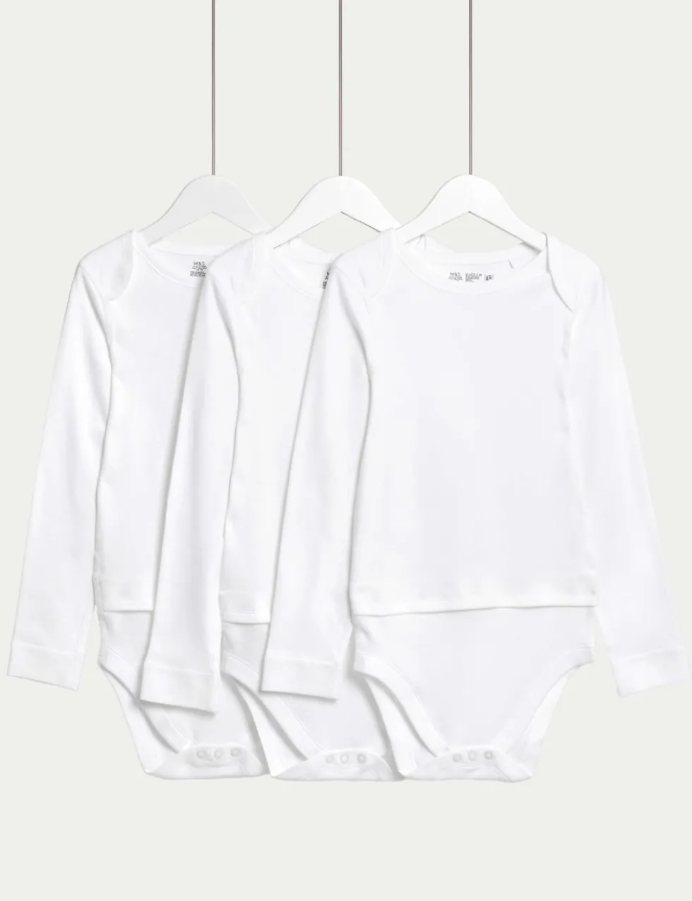 3 Pack Adaptive Pure Cotton Bodysuits (7lbs-16 Yrs)