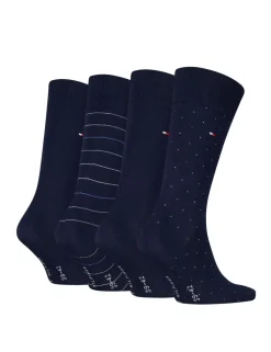 4 Pack Assorted Cotton Rich Socks Gift Tin
