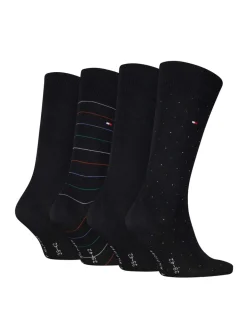 4 Pack Assorted Cotton Rich Socks Gift Tin