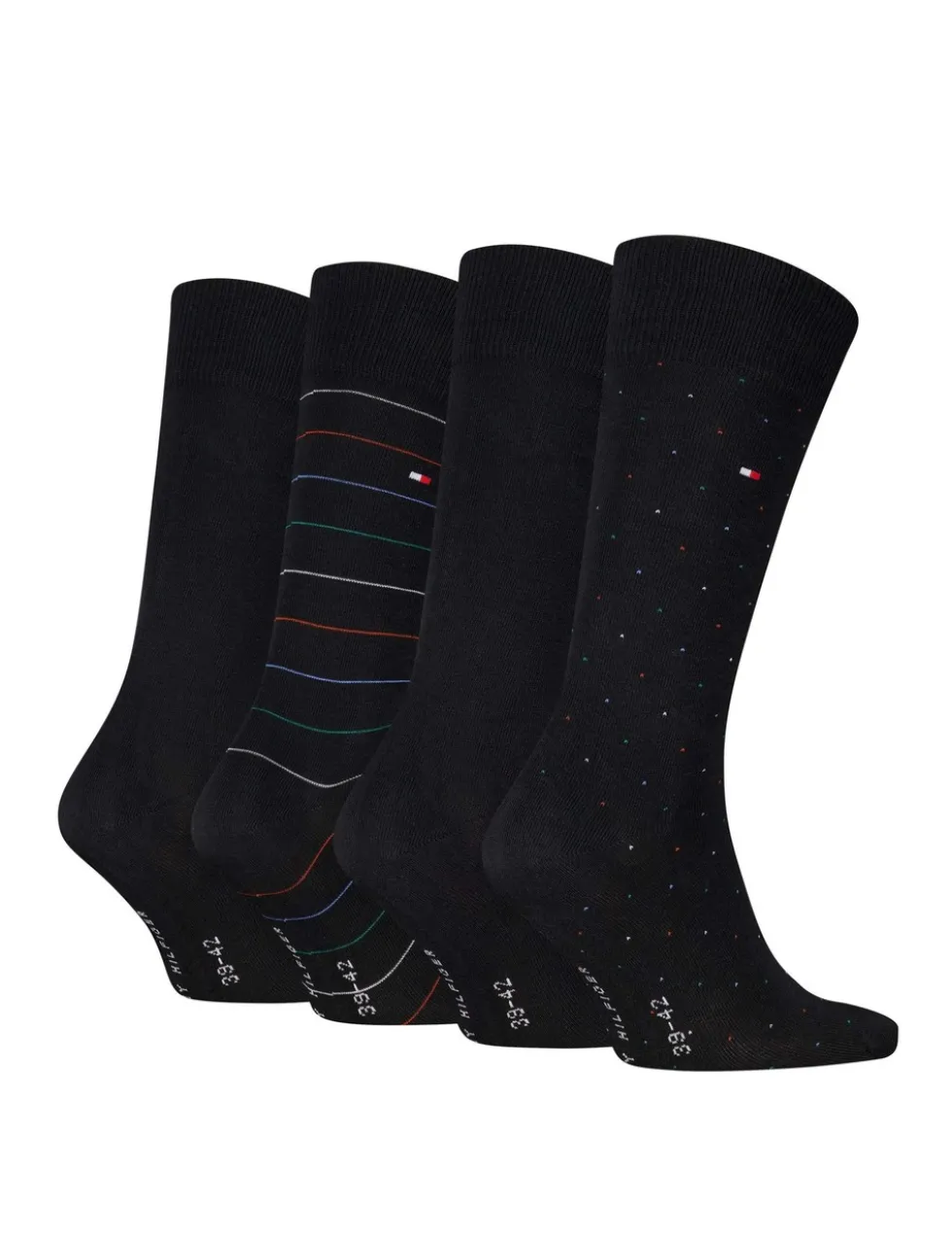 4 Pack Assorted Cotton Rich Socks Gift Tin