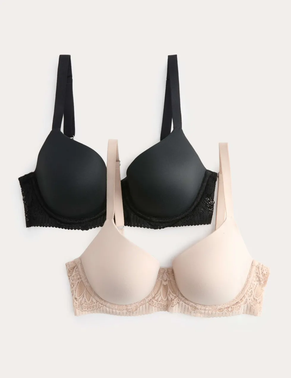 2 Pack Body Soft™ Wired Full Cup Bras (A-E)