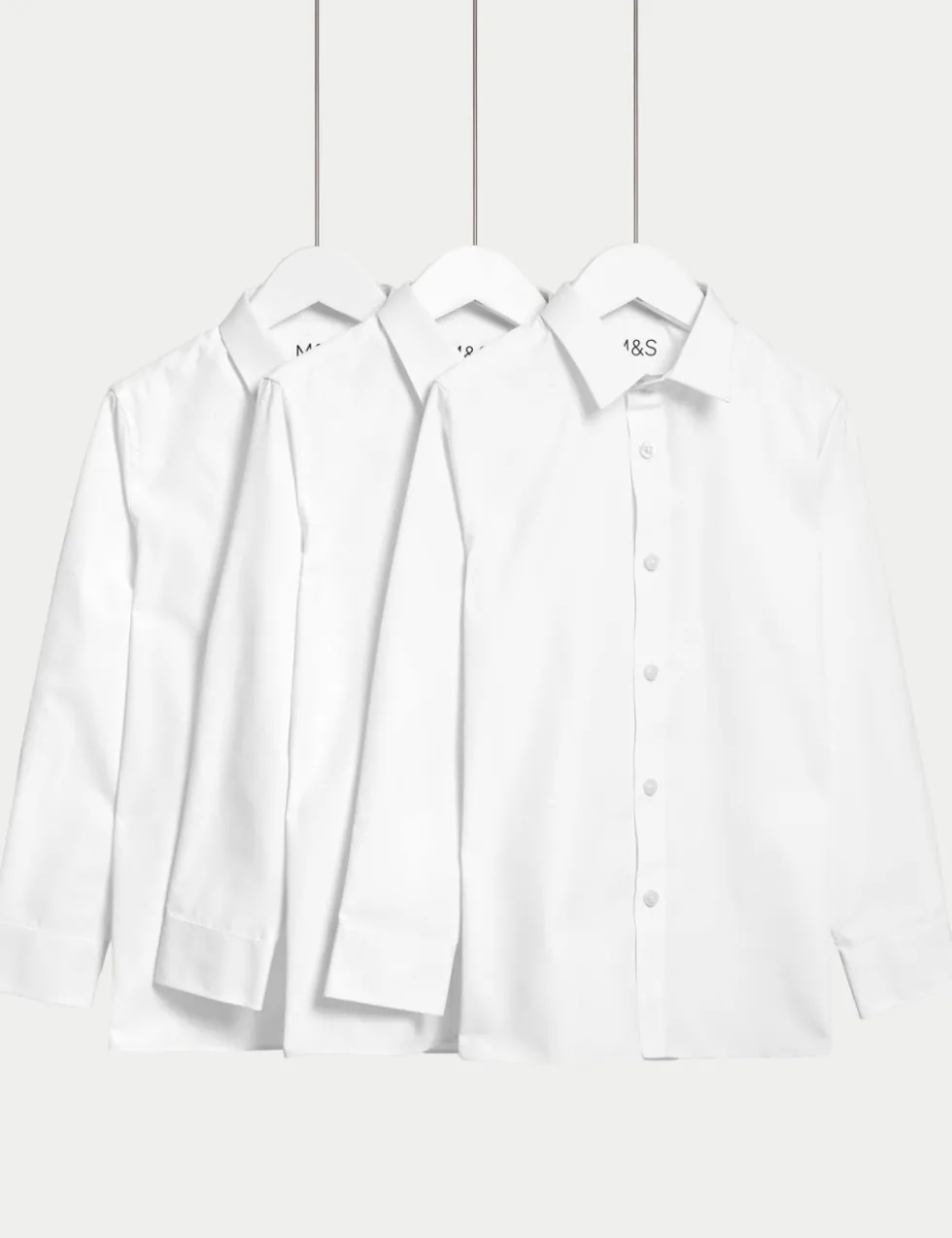 3 Pack Boys' Easy Dressing Easy Iron School Shirts (3-18 Yrs)