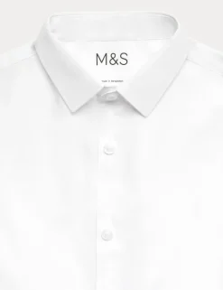 3 Pack Boys' Easy Dressing Easy Iron School Shirts (3-18 Yrs)