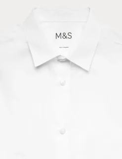 3 Pack Boys' Longer Length Easy Iron School Shirts (4-18 Yrs)