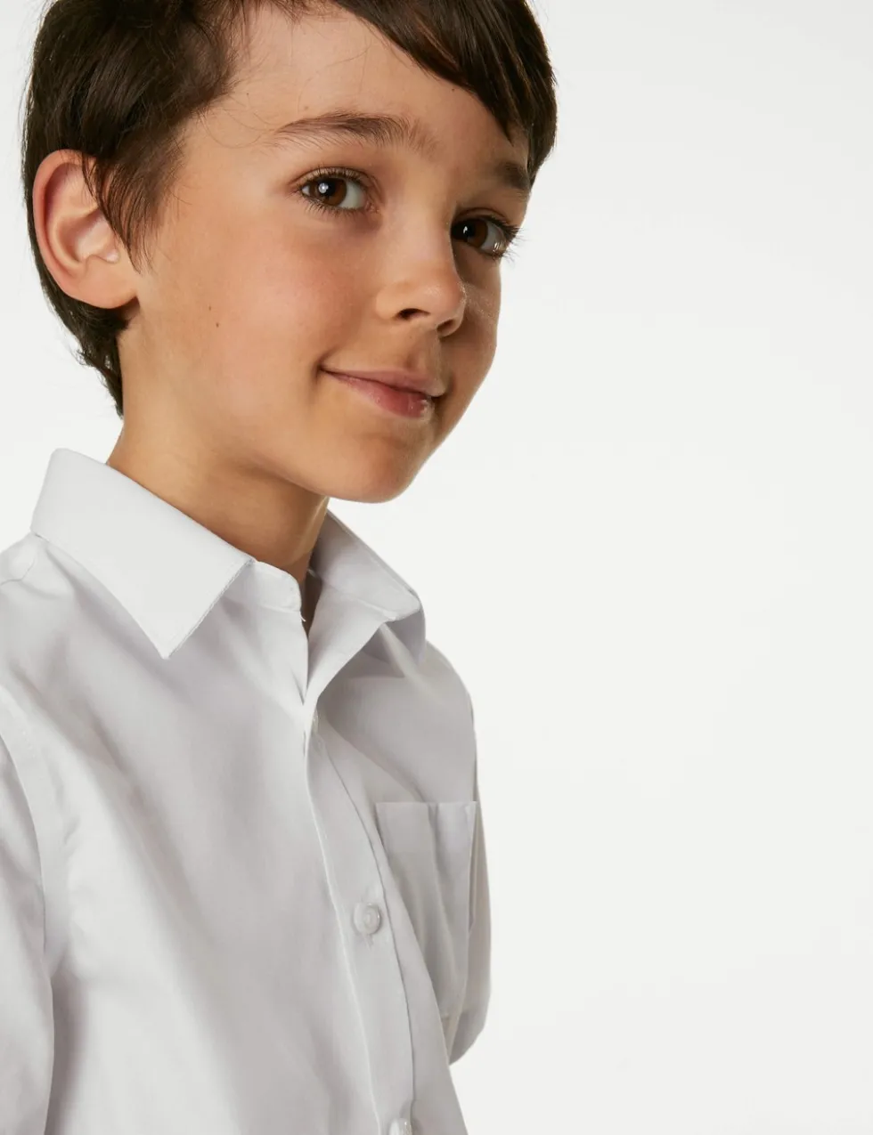 2 Pack Boys' Non-Iron School Shirts (2-18 Yrs)