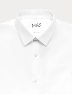 2 Pack Boys' Non-Iron School Shirts (2-18 Yrs)