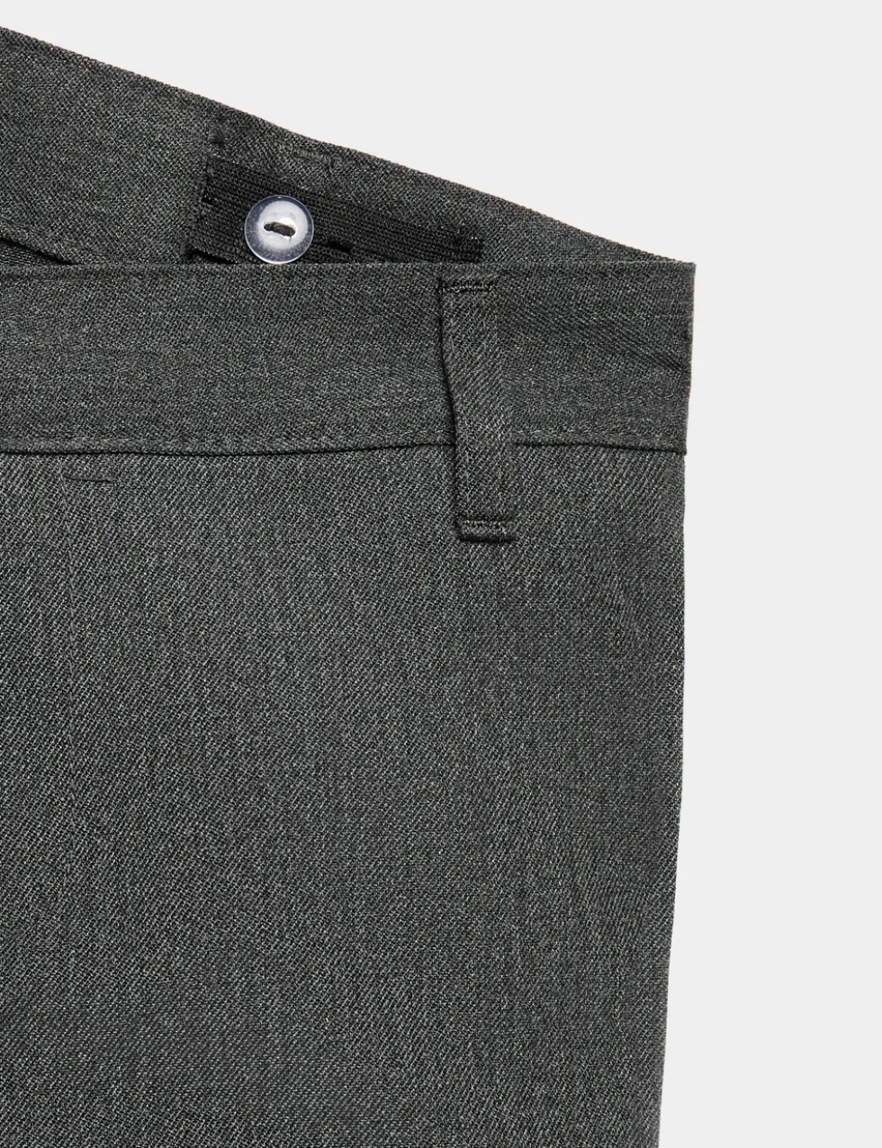 2 Pack Boys' Plus Fit Regular Leg School Trousers