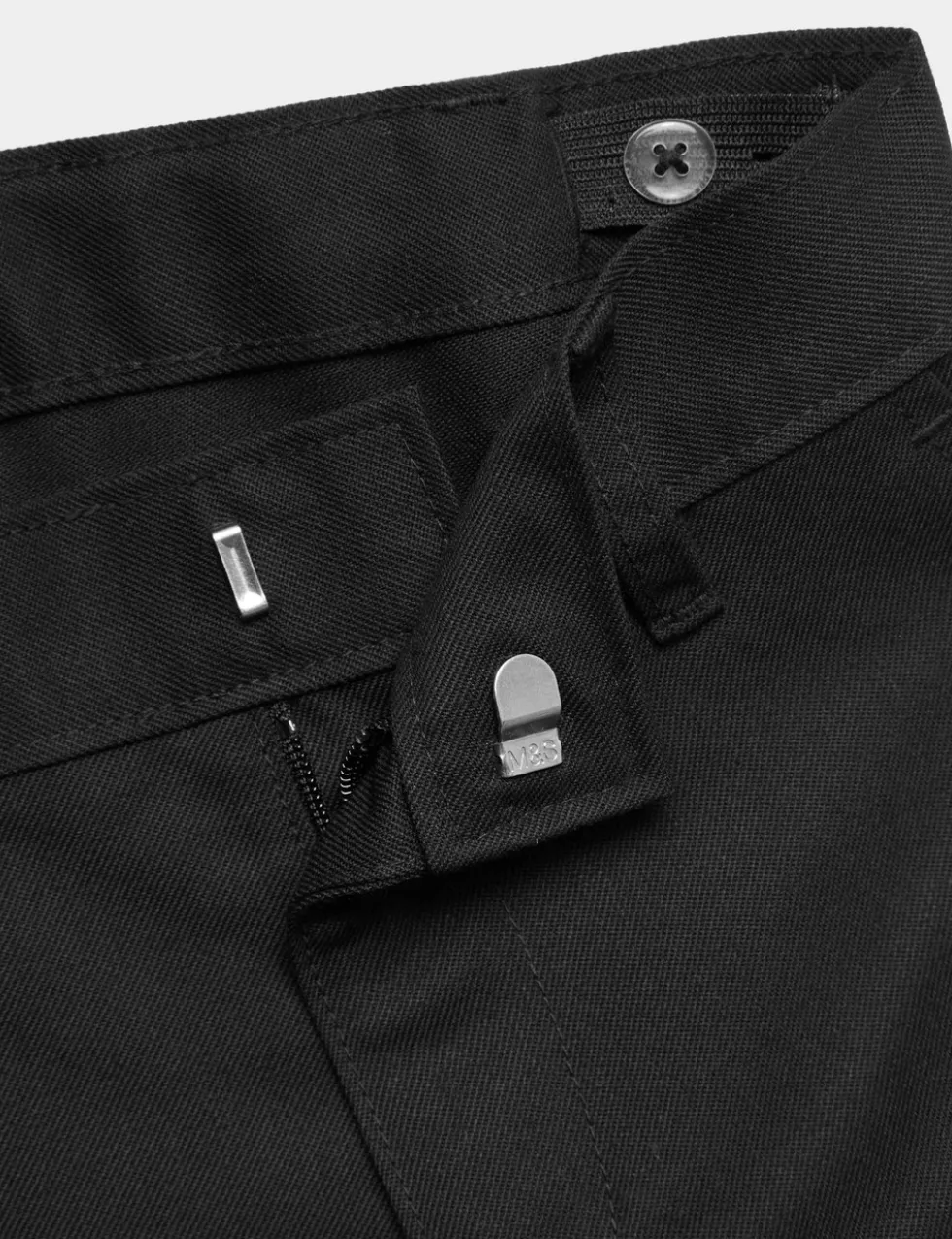 2 Pack Boys' Regular Leg School Trousers (2-18 Yrs)