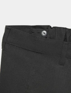 2 Pack Boys' Regular Leg School Shorts (2-14 Yrs)