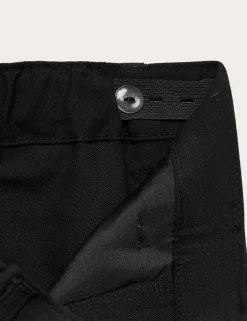 2 Pack Boys' Regular Leg School Shorts (2-14 Yrs)
