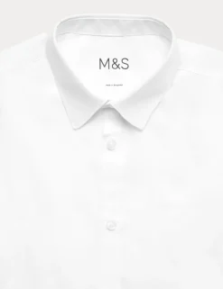 3 Pack Boys' Slim Easy Iron School Shirts (2-16 Yrs)