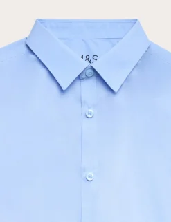 3 Pack Boys' Slim Easy Iron School Shirts (2-16 Yrs)