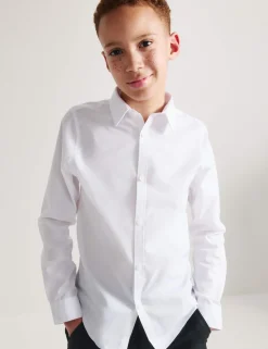 3 Pack Boys' Slim Fit Easy Iron School Shirts (2-16 Yrs)