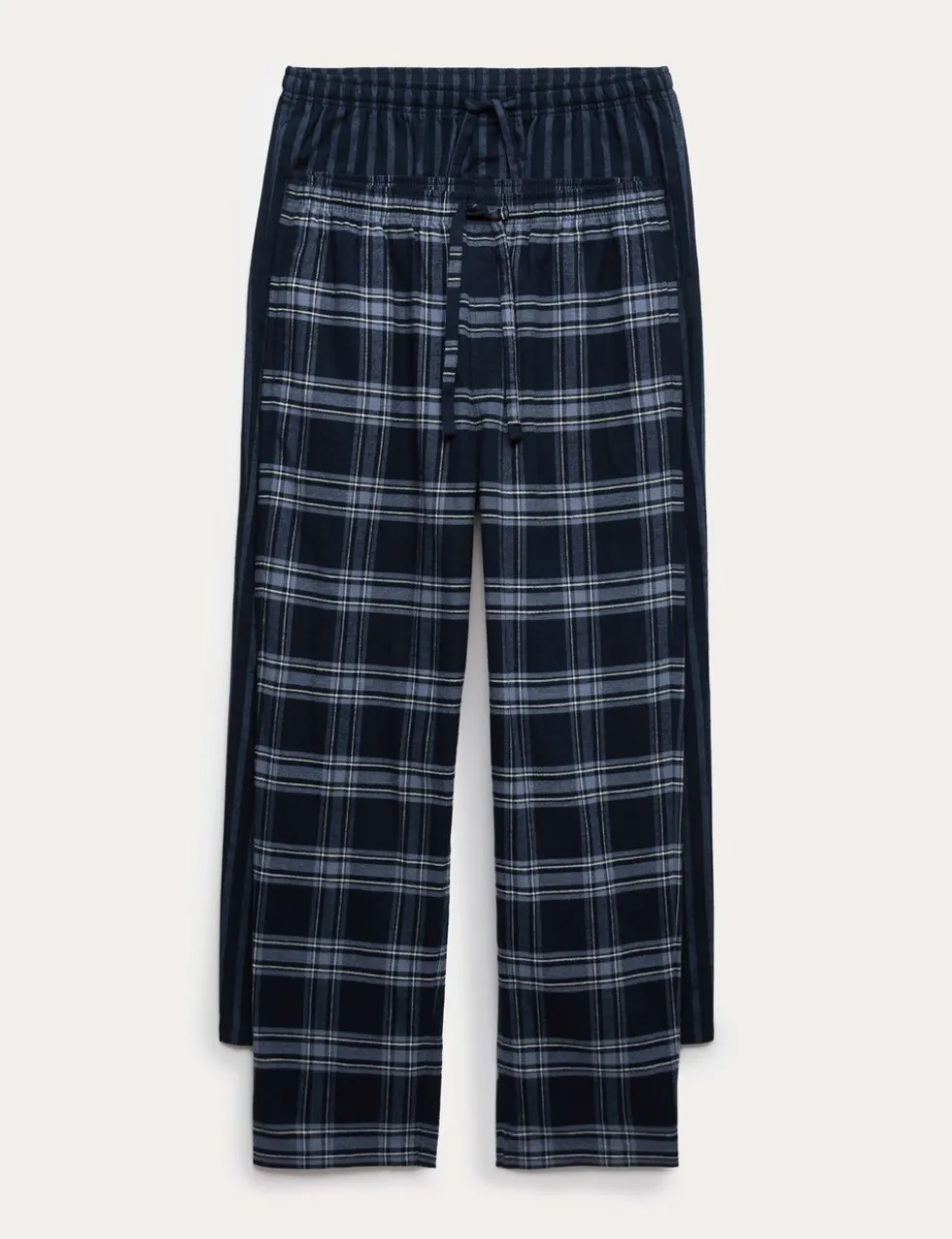 2 Pack Brushed Cotton Pyjama Bottoms