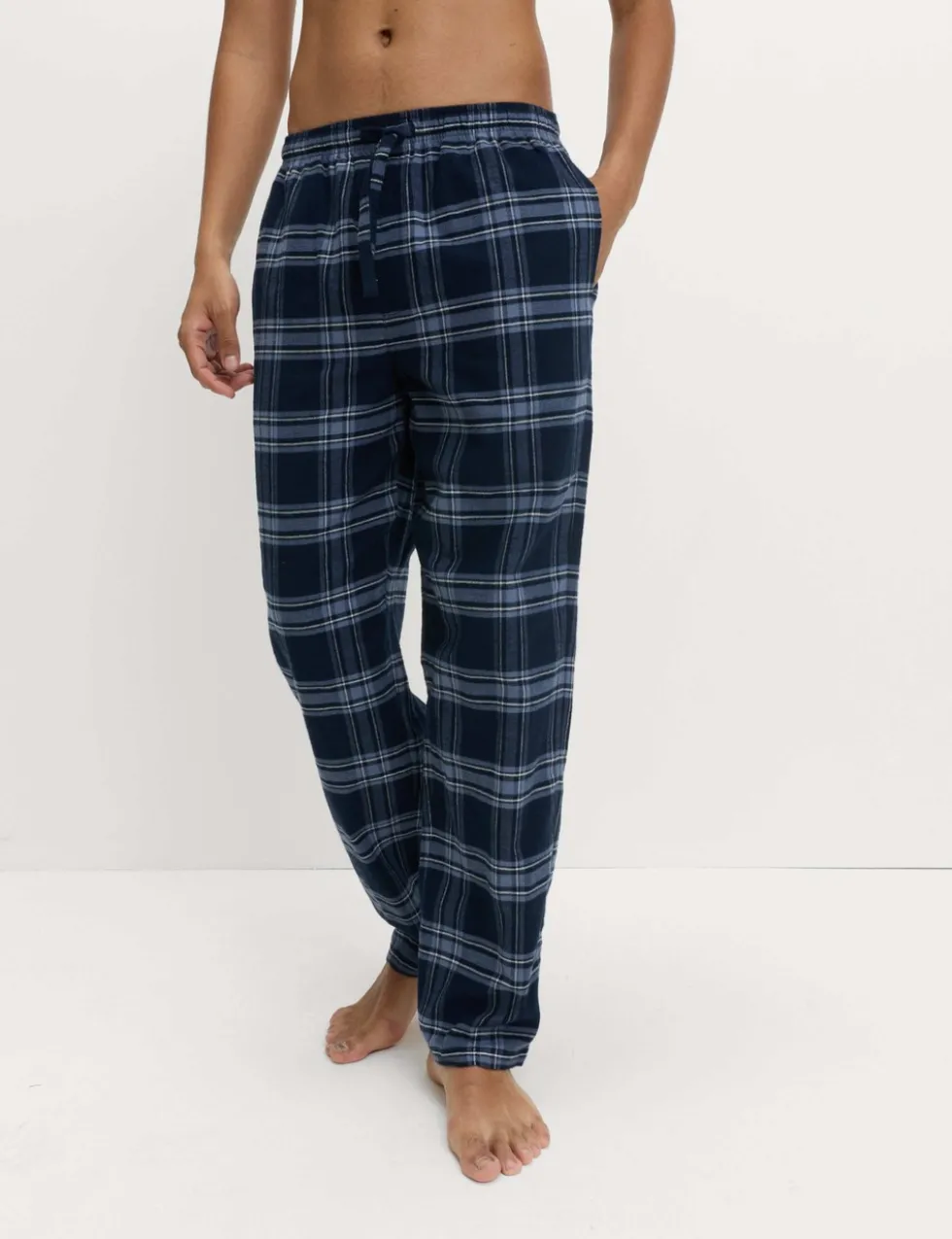 2 Pack Brushed Cotton Pyjama Bottoms