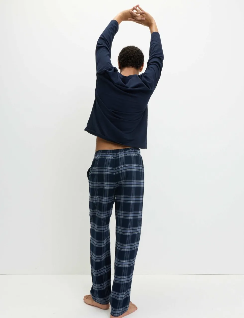 2 Pack Brushed Cotton Pyjama Bottoms