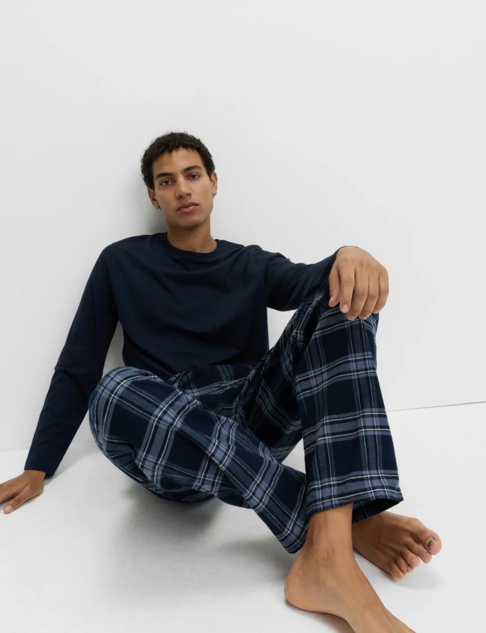 2 Pack Brushed Cotton Pyjama Bottoms