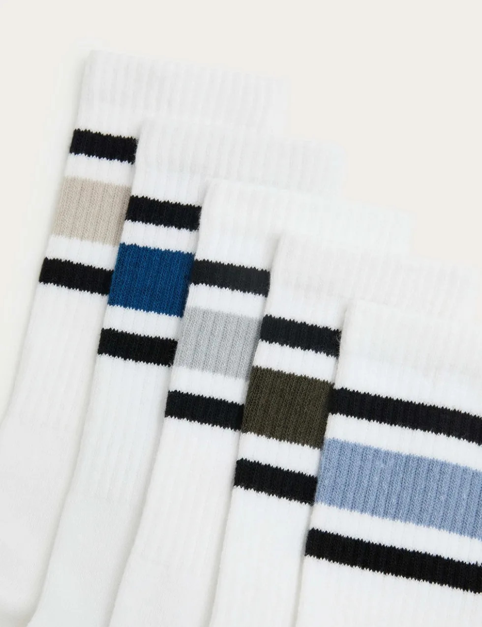 5 Pack Cool & Fresh™ Cotton Rich Cushioned Sports Socks