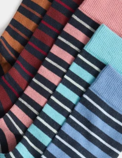 5 Pack Cool & Fresh Cotton Rich Cushioned Socks