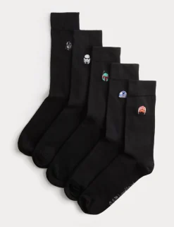 5 Pack Cool & Fresh™ Star Wars Cotton Rich Socks