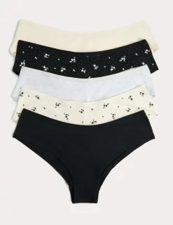 5 Pack Cotton Modal Hipster Knickers