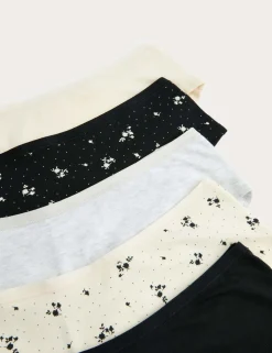 5 Pack Cotton Modal Hipster Knickers