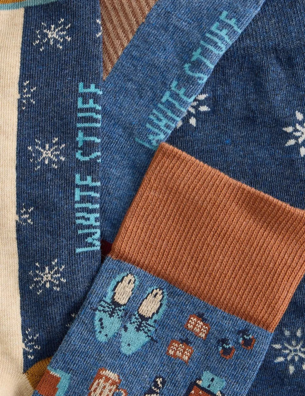 4 Pack Cotton Rich Assorted Socks