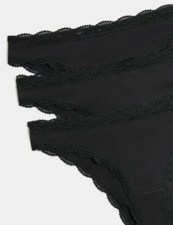 3 Pack Cotton Rich Brazilian Knickers
