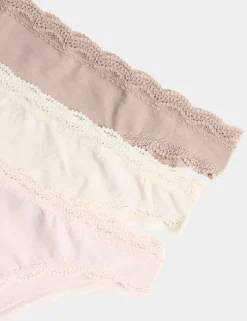 3 Pack Cotton Rich Brazilian Knickers