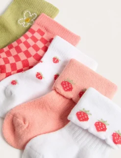 5 Pack Cotton Rich Country Crew Baby Socks