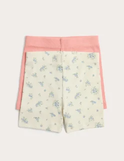 2 Pack Cotton Rich Cycling Shorts (0-5 Yrs)