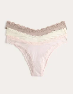 3 Pack Cotton Rich Dipped Miami Knickers
