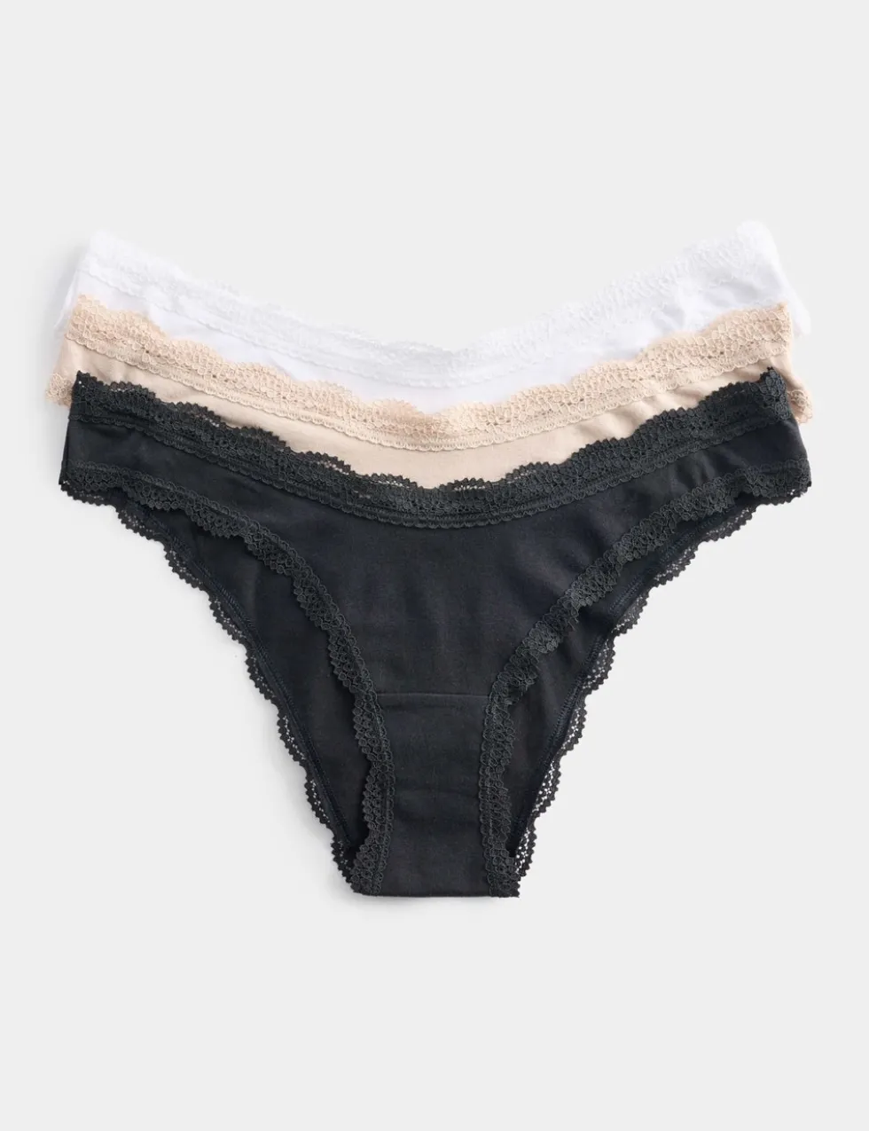 3 Pack Cotton Rich Dipped Miami Knickers