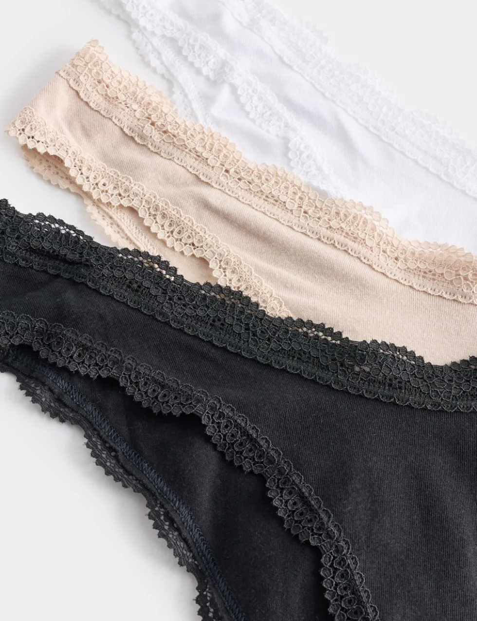 3 Pack Cotton Rich Dipped Miami Knickers