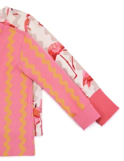 2 Pack Cotton Rich Flamingo Pyjama Sets (1-12 Yrs)