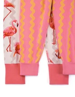 2 Pack Cotton Rich Flamingo Pyjama Sets (1-12 Yrs)