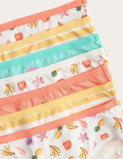 7 Pack Cotton Rich Fruit Print Knickers (18 Mths-14 Yrs)