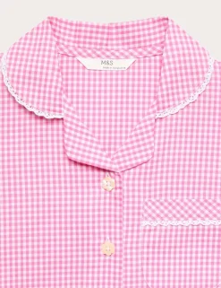 2 Pack Cotton Rich Gingham Dresses (2-14 Yrs)