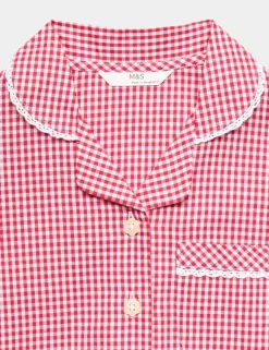 2 Pack Cotton Rich Gingham Dresses (2-14 Yrs)
