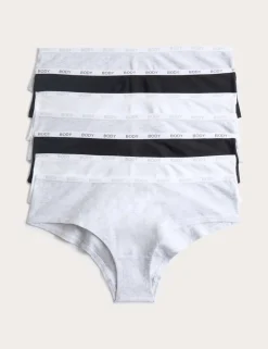 7 Pack Cotton Rich Hipster Knickers