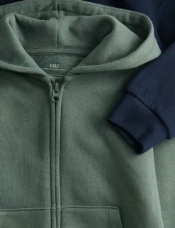 2 Pack Cotton Rich Hoodies (2-8 Yrs)