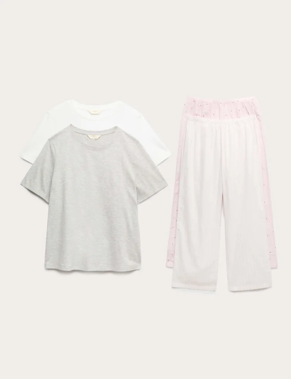 2 Pack Cotton Rich Jersey Printed Pyjama Sets