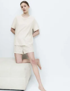 2 Pack Cotton Rich Jersey Woven Shortie Pyjama Sets