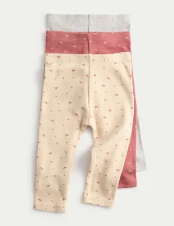 3 Pack Cotton Rich Leggings (0 Mths-3 Yrs)